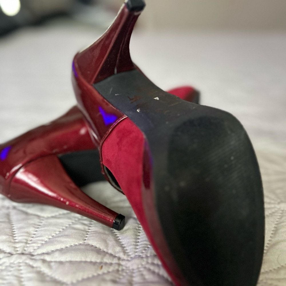 Burgundy Style & Co high heels